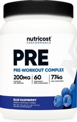 Delicious Blue Raspberry Pre-Workout Supplement – 32oz, 60 Servings, Gluten Free
