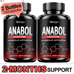 2PC Anabol Hardcore Advanced Bodybuilding Supplement | 60 Capsules | for Energy