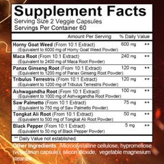 Maca & Saw Palmetto – Energy Endurance Boosting Complex for Men & Women