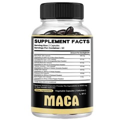 Maca Root Enhances Desire And Motivation For Health Boost Energy Vegan Non GMO