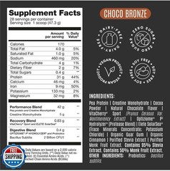 Birdman Falcon Performance Vegan Protein Powder, 31g Protein, 5g Creatine, 5g