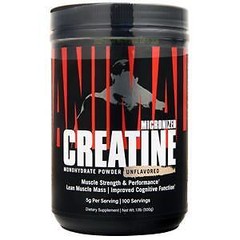 Universal Nutrition Animal Creatine Monohydrate Powder Unflavored 500 grams