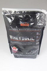2 PACK GNC AMP Wheybolic Protein Powder Strawberries&Cream 19.05oz EXP12/24 U33D