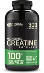 Optimum Nutrition 100% Pure Micronized Creatine Monohydrate 2500mg 300 Capsules