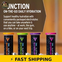 Fluid Tactical 40 Count Effervescent Electrolyte Tablets Variety Pack