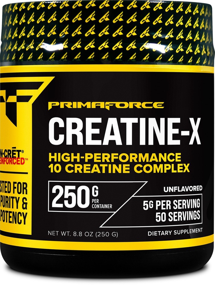 PrimaForce Creatine-X 250 Grams – High-Performance 10 Creatine Complex