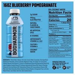 Lyte Sports Drink Low-Calorie Beverage, Blueberry Pomegranate, Coconut Water …