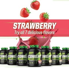MusclePharm Combat 100% Whey Protein Powder – 5 lb, 70 Servings, Strawberry