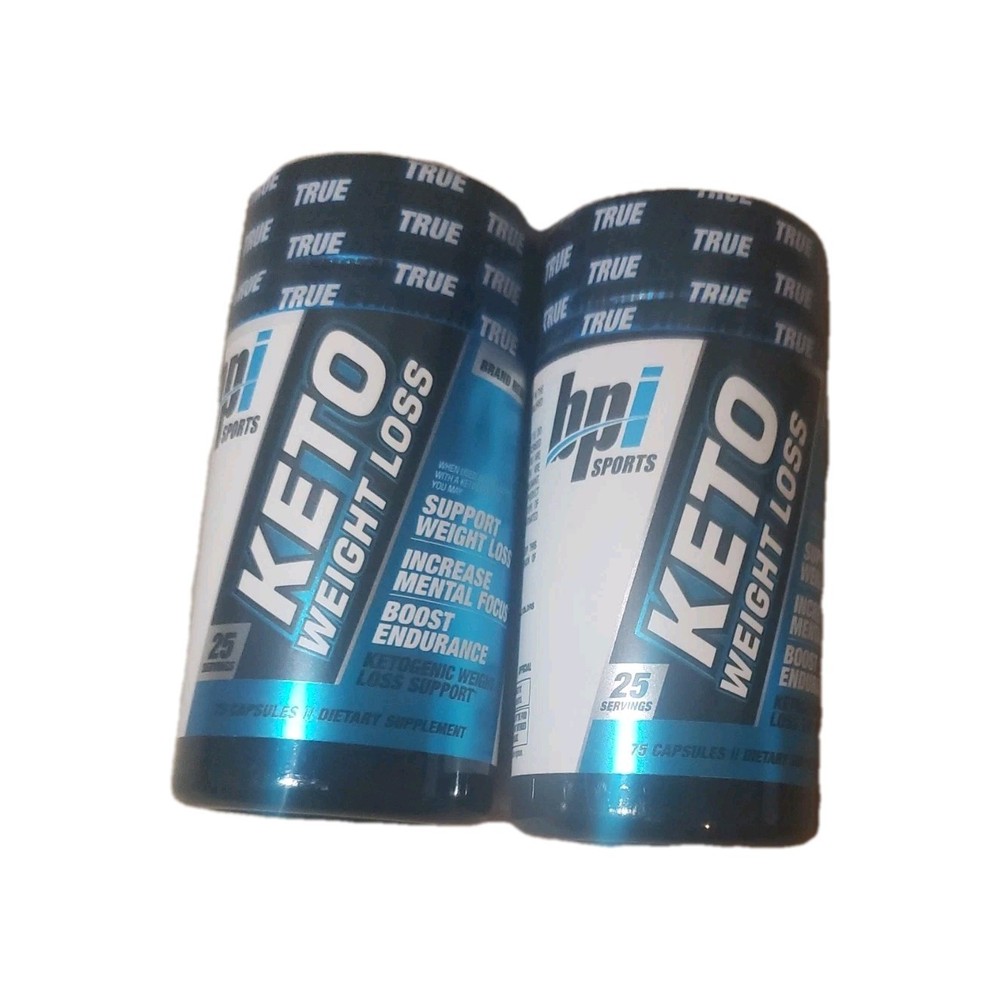 2X BPI Sports Keto Weight Loss «1st Ketogenic Fat Burner» 75 Caps Exp 06/2028