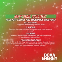 EVL BCAA Energy Cherry Limeade 65 Servings Preworkout Amino Acid Supplement