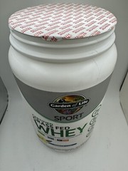 Garden Of Life Sport Certified Grass Fed Whey Vanilla 23.28oz (660g) New Sealed