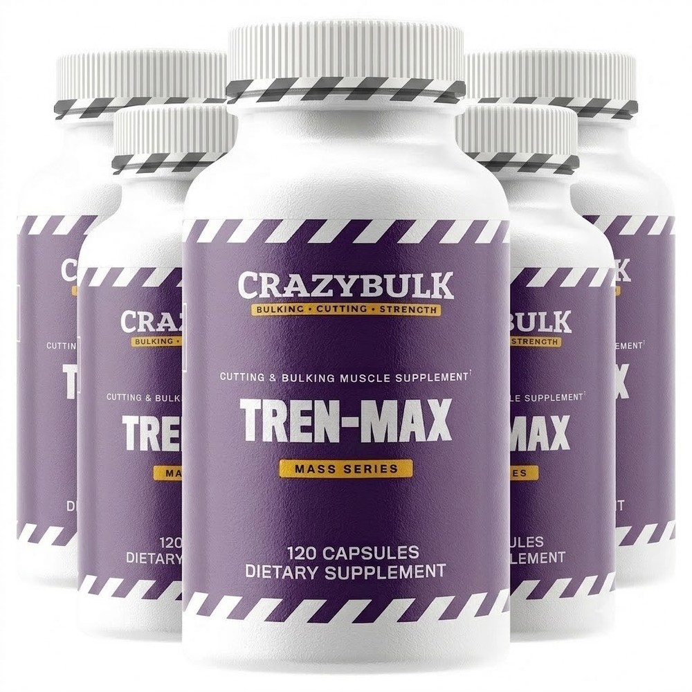 CRAZYBULK TREN-MAX | Natural Anabolic Body Building Supplement Pack of 5