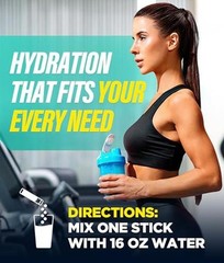 Juicy Splash Sugar Free Electrolytes Powder w/Natural Flavor, Liquid 16 sticks