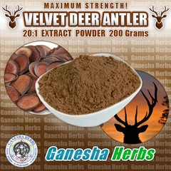 CERTIFIED – DEER ANTLER VELVET 50:1 EXTRACT POWDER 200 Grams MAXIMUN STRENGTH!