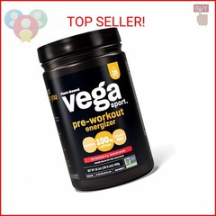Vega Sport Pre-Workout Energizer, Strawberry Lemonade – Pre Workout Powder for W