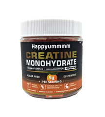 Happyummmm Creatine Monohydrate Softchews 60 Softchews, Orange, Exp. 03/2027