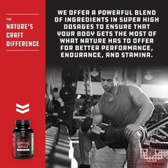 Natural Men s Strength Supplement Horny Goat Weed Maca 60ct