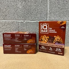 IQBAR – Chocolate Lovers Variety – 36 Count (3 Pack) – Vegan Energy Bars