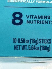 Liquid IV Hydration Multiplier Blue Cotton Candy 10 Servings Electrolytes Vegan