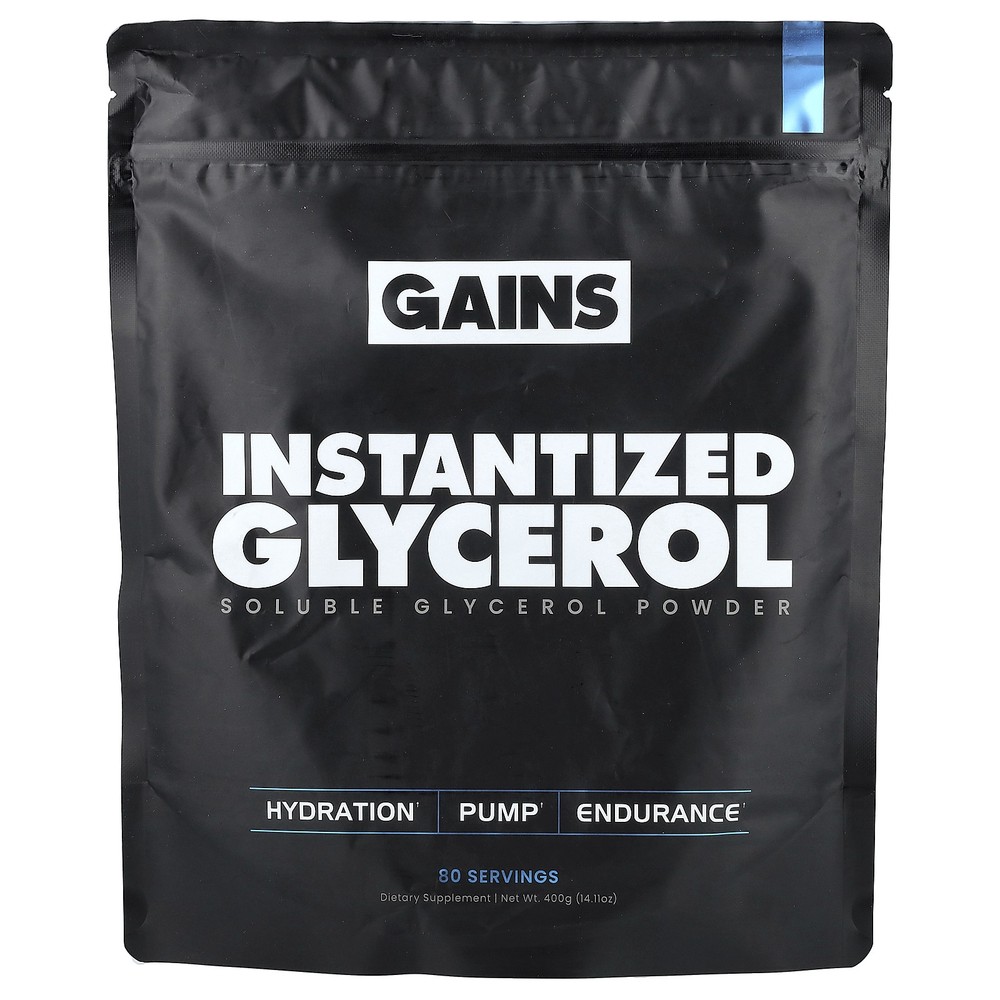 Instantized Glycerol, Soluble Glycerol Powder, 14.11 oz (400 g)