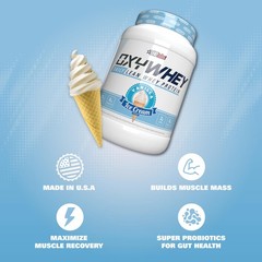 EHP Labs OxyWhey Whey Protein Isolate – 25g High Protein, Low Carb, Sugar Fre…
