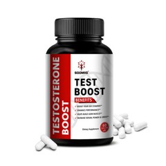TEST BOOST Max Men Testosterone Strength Build Muscle Power Sex bOOst, 120 CAPS