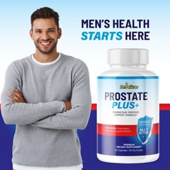 Prostate Plus +- Prostate Support- 3 Bottles- 180 Capsules