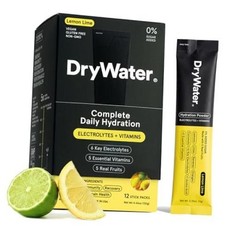 Electrolyte + Vitamin Hydration Powder Packets – 1,000mg Potassium, Lemon Lime