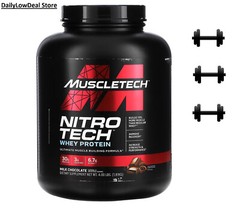 Muscletech Nitro Tech Whey Protein Milk Chocolate 4 lbs