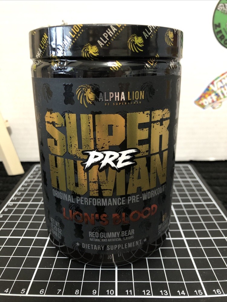 ALPHA LION SUPERHUMAN EXTREME (21 SVG) PRE WORKOUT – Ex 04/26- Lions Blood