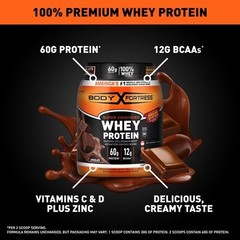 Body Fortress Super Advanced 100% Premium Whey Protein Powder – Choose Flavor