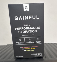 Gainful Hydration Electrolyte Drink Mix Powder Variety Pack 10 Sticks