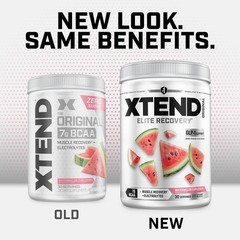 Xtend Original BCAA Powder 7G BCAA and 2.5G L-Glutamine, Sugar Free Post Workout