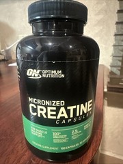 Optimum Nutrition Creatine 100 Capsules Exp 11/2026