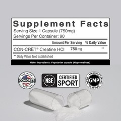 Creatine HCl Capsules | Muscle, Cognitive, Cellular Energy Support | No Bloat…