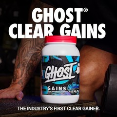 Ghost Clear Gains Mass Gainer Protein Powder 20 Servings Blue Raspberry