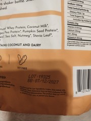 Limited Edition Pumpkin Spice Protein Powder 1.73 Lb