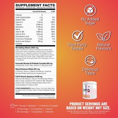Pre Workout Powder with L Glutamine & Acetyl L Carnitine – Energy Boost Drink, P