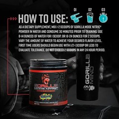 Gorilla Mind Gorilla Mode Nitric Upgraded Stimulant Tasting And Most Effective