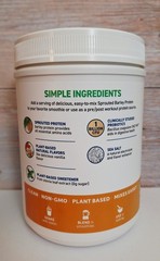 Garden of Life Barley Protein, Vanilla Caramel,Plant-based Non-GMO, 21g Protein.