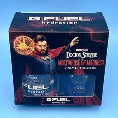 G Fuel Doctor Strange Orange Madness Hydration Collector’s Box Tub + Shaker Cup