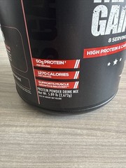 Redcon1 Mass Gainer High Protein carb Blend Tub Powder Strawberry New