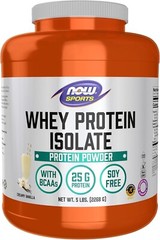 NOW Sports Whey 25g Protein Isolate 5lbs (Creamy Vanilla)