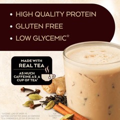 Atkins Chai Tea Latte Protein Shake, 15g Protein, Low Glycemic, 3g Net Carb,…