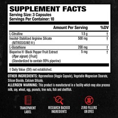 Jacked Factory N.O. XT Nitric Oxide Supplements for Men 30 Count (Pack of 1)