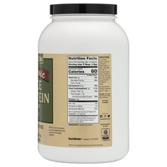 NutriBiotic Organic Rice Protein Plain, 3lb | Low-Carb Vegan Keto Gluten-Free