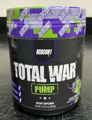 REDCON1 Total War Pump Dietary Supplement | Sour Gummy Bear | 20-40 Servings