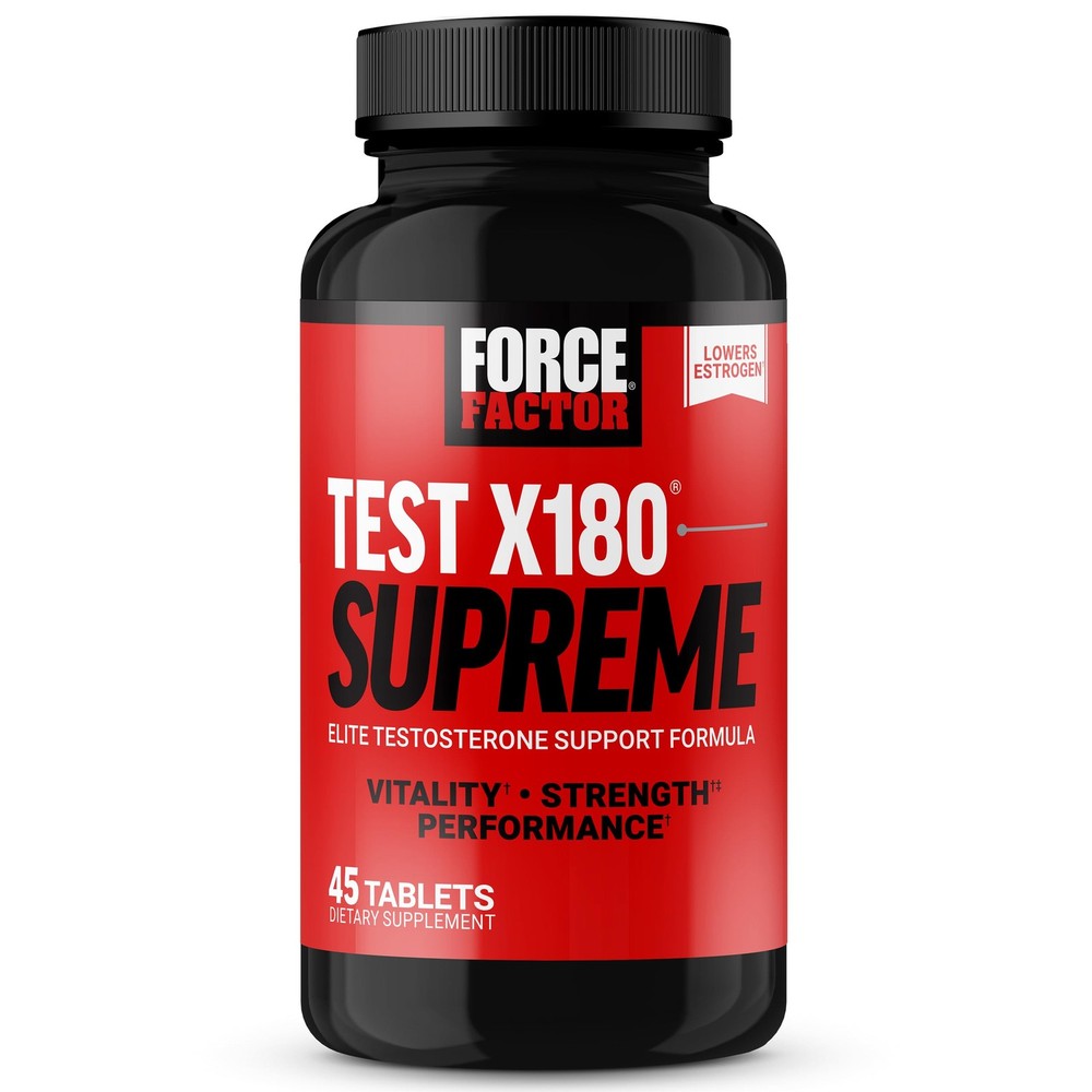 Force Factor Test X180 Supreme Mens Testosterone Support Supplement To Enhance