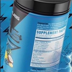 Storm Labs Zeus Pre Workout Supplement (30 Servings) Blue Hawaiian -Pump/Focus