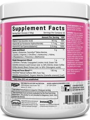 Pre Workout Amino Energy Powder Pink Lemonade Vegan BCAA Drink Mix 30 Servings